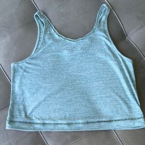 Women's ALO Light Green Tank Top